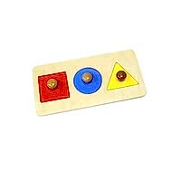Геометрические пазлы: квадрат, круг, треугольник на подставке - «site66.local» - Алматы