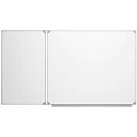 Доска магнитно-маркерная настенная двухэлементная белая полимерная - «site66.local» - Алматы