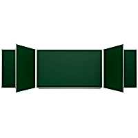 Меловая доска аудиторная пятиэлементная магнитная зеленая эмалированная - «site66.local» - Алматы