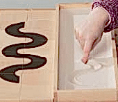 Комплект психолога Пертра. Дополнительный набор с песком для развития графомоторики c пластинами - «site66.local» - Алматы